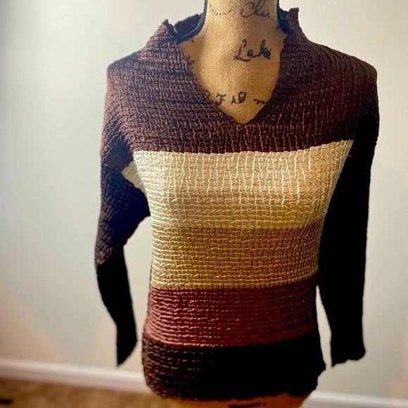 Top brown and beige - Picture 3 of 3